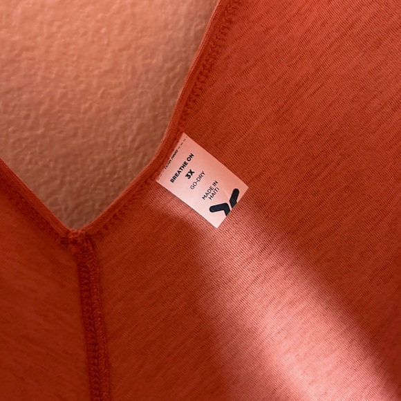 NWT Old Navy long sleeve shirt size 3X Blush Pink Color - Picture 5 of 5